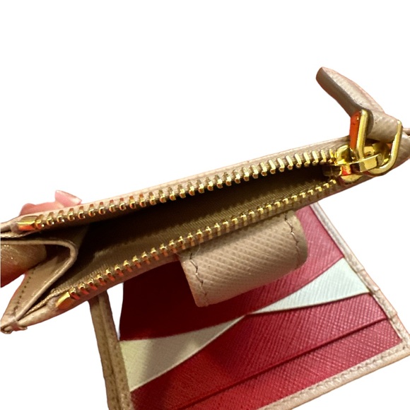 PRADA Prada Bifold Wallet Saffiano Mini
Beige Ladies 1MI047 - Picture 5 of 7